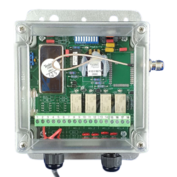 441P-8D-ESTOP-DC, Air-Eagle XLT, 900MHz, Four Relay, Failsafe Linking to E-Stop Transmitter, 9-36VDC Powered