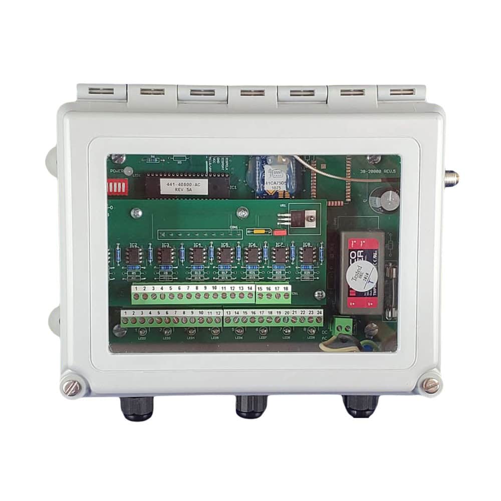 BWI Eagle transceiver with hinged clear lid