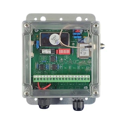 BWI Eagle contact input transmitter with clear lid