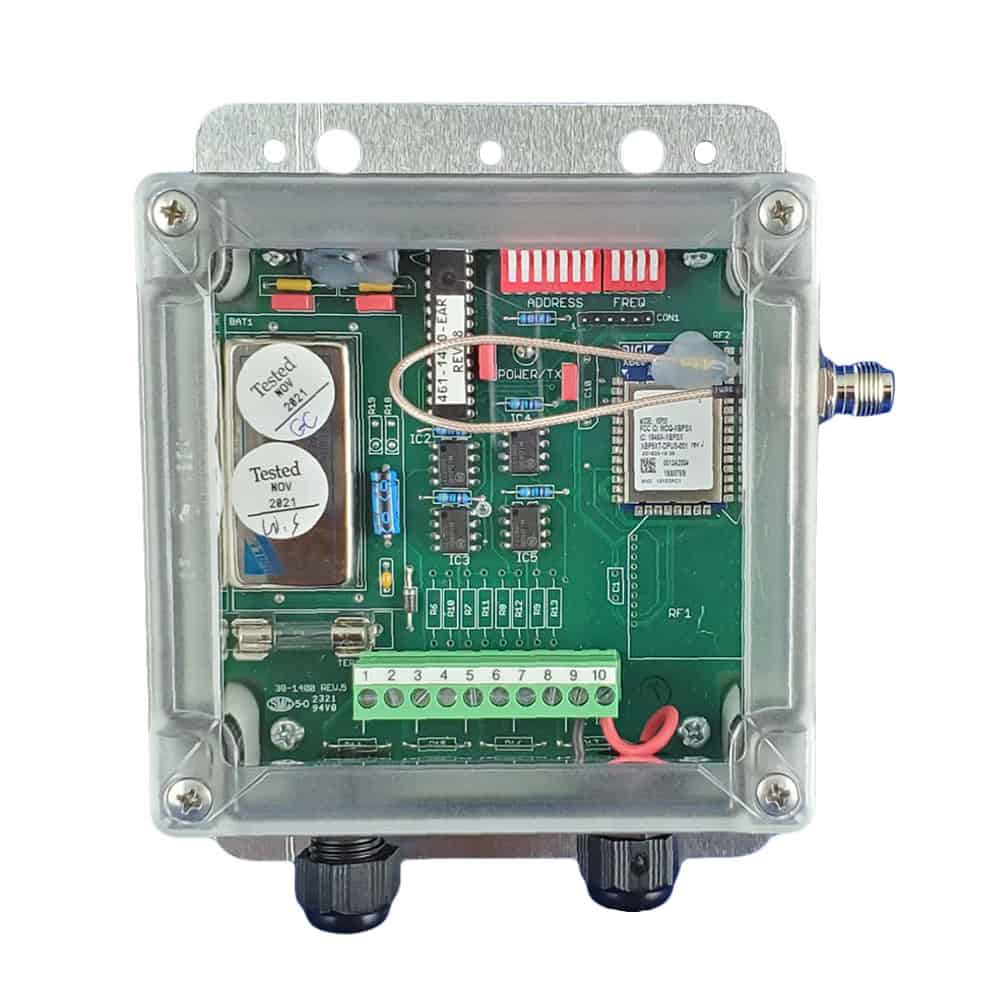 BWI Eagle contact input transmitter with clear lid