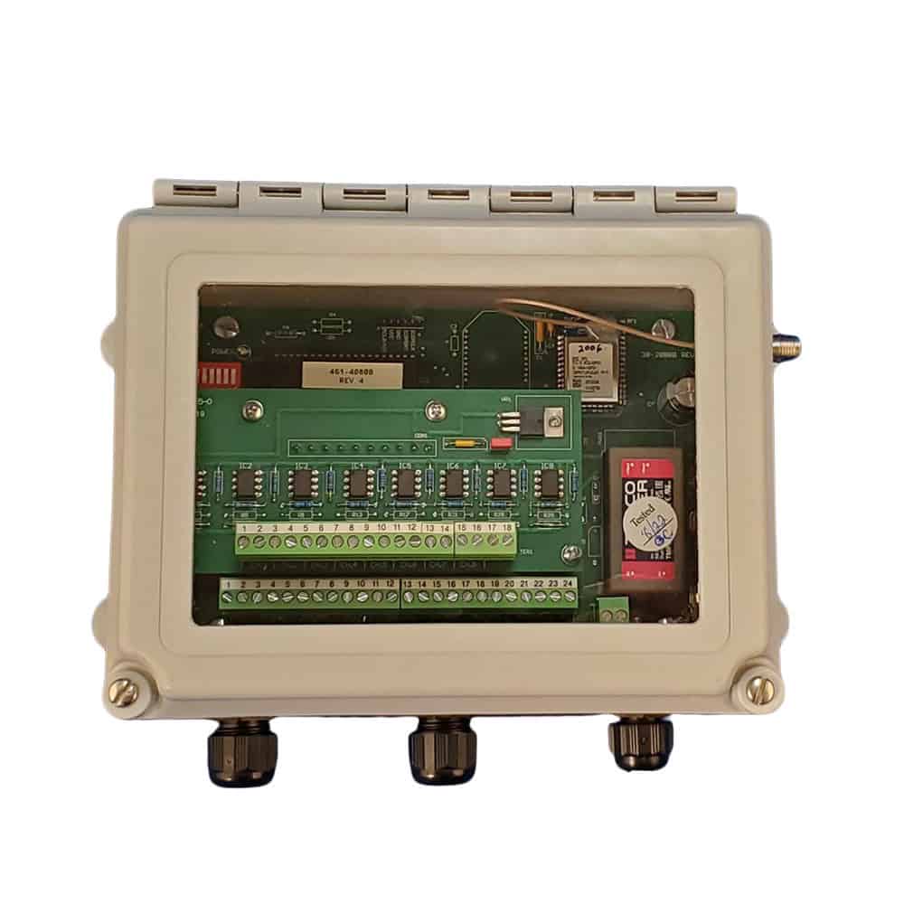 BWI Eagle transceiver with hinged clear lid