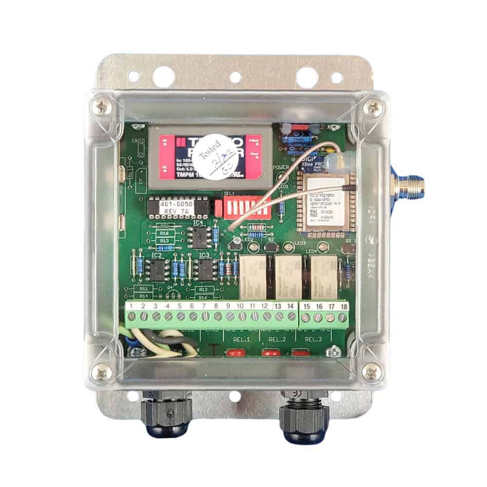 BWI Eagle transceiver with clear lid