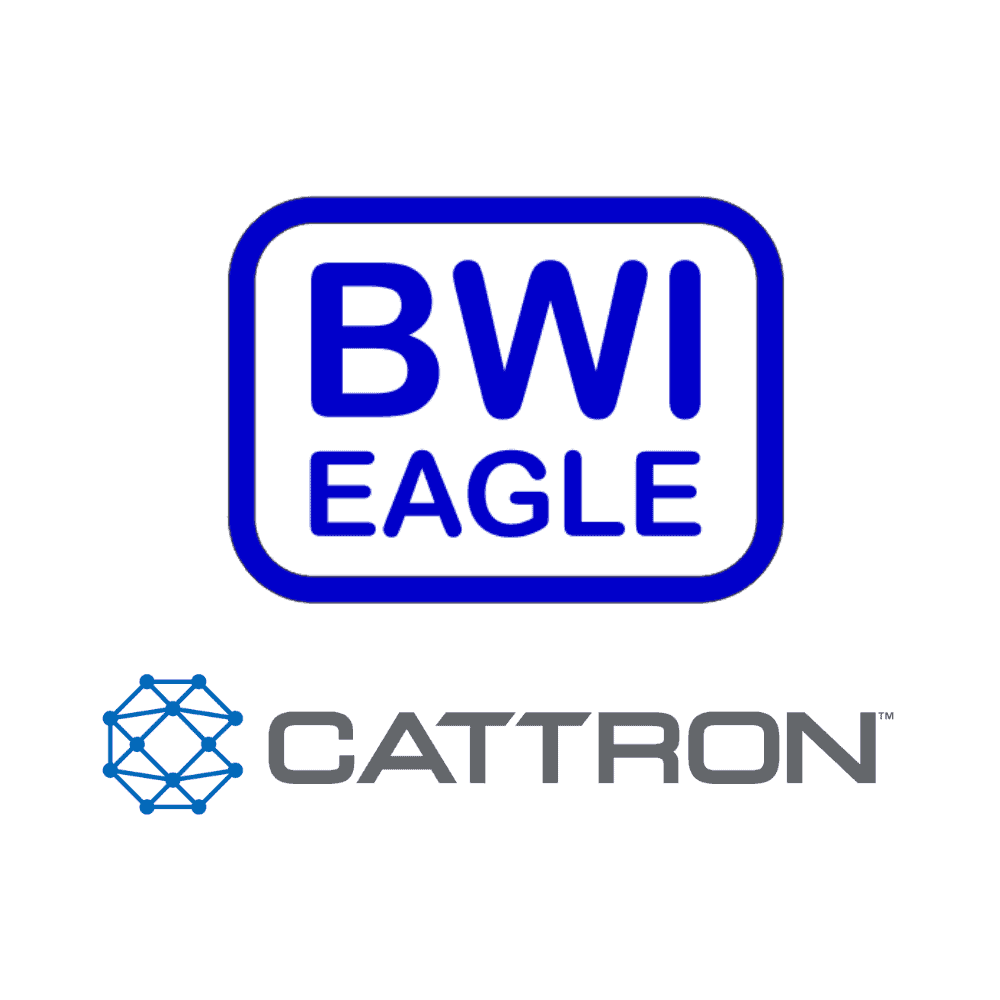 BWI Eagle and cattron logos