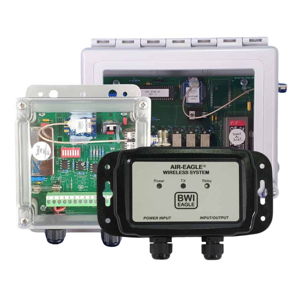 Group of three BWI Eagle transceiver systems