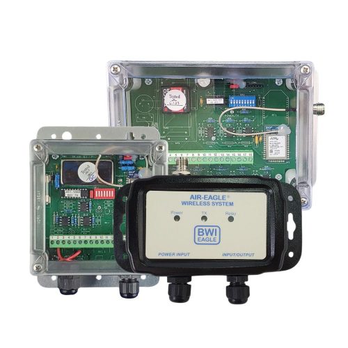 Group of three BWI Eagle voltage input transmitters