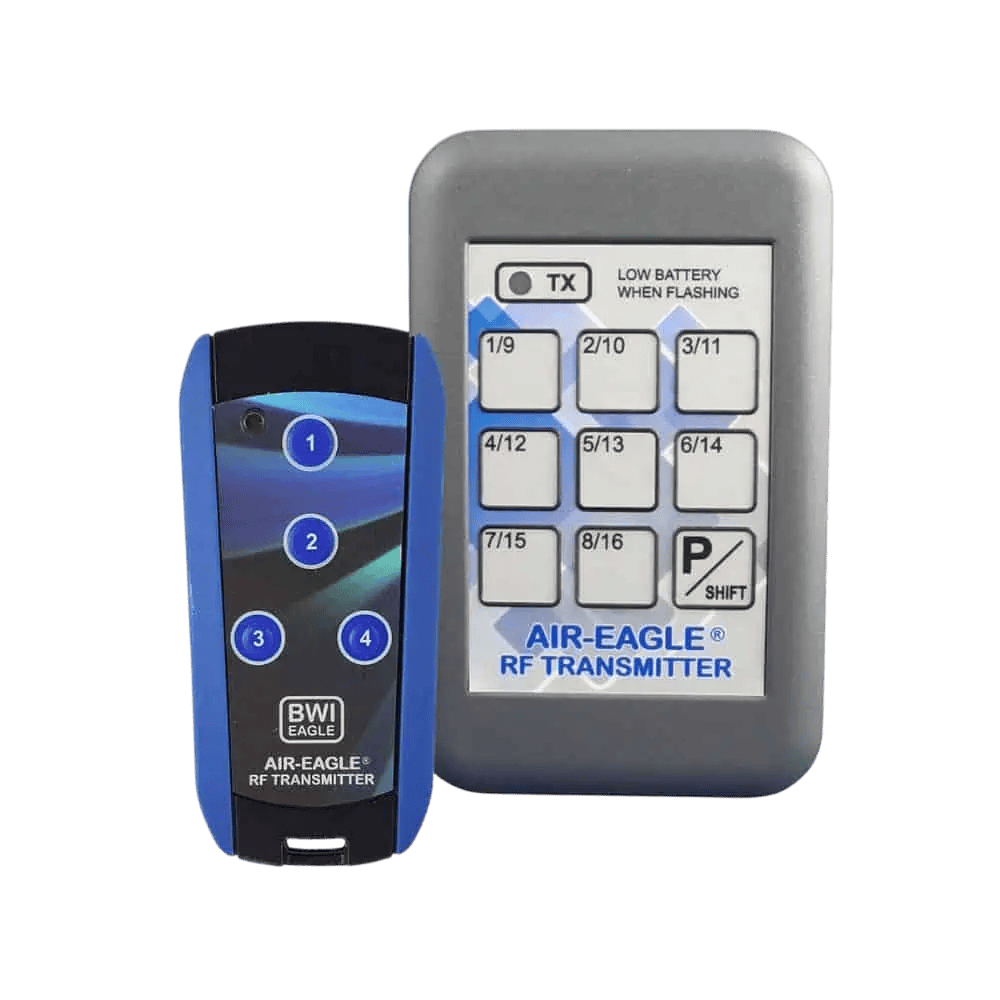 BWI Eagle key fob and nine button handheld transmitters
